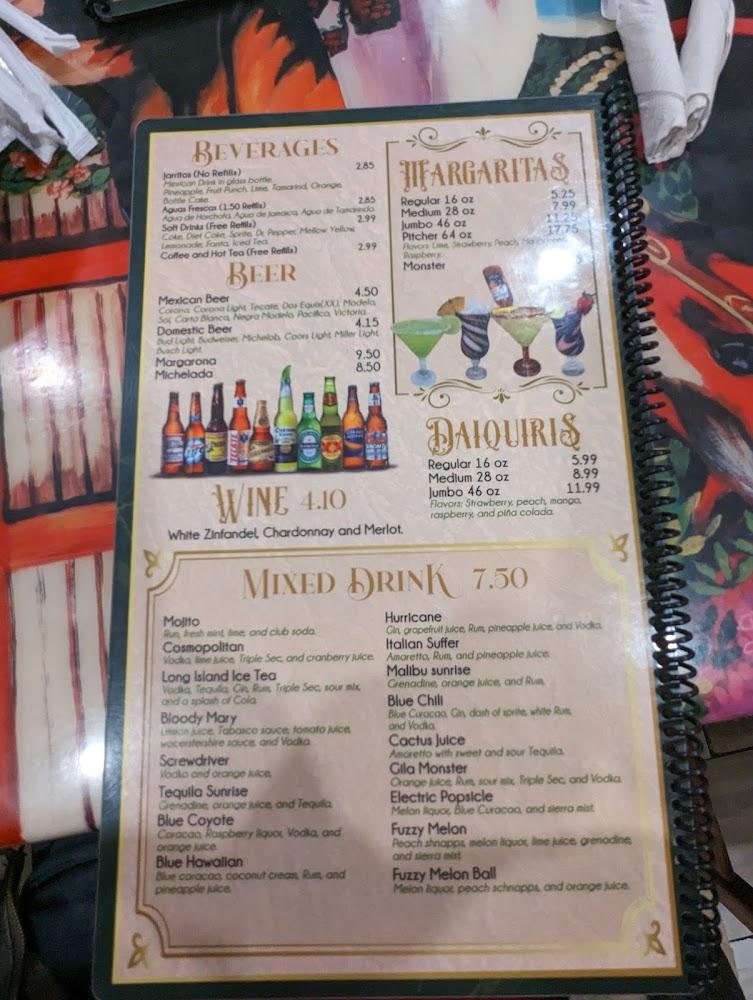 El Agave Mexican Restaurant Menu image 3