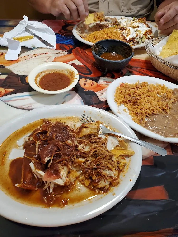 Tamales Covered with Chicken Was Great